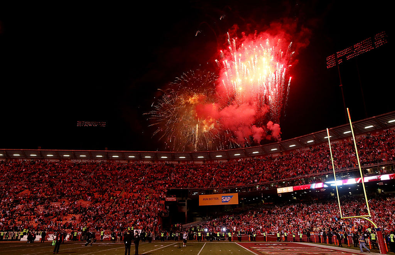 Candlestick Park, image via Stephen Dunn/Getty